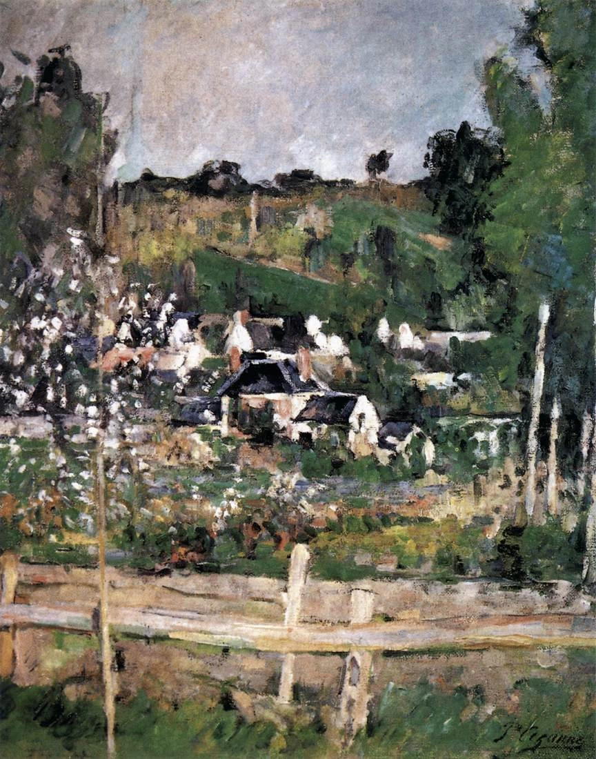 Veduta di Auvers - sur, Oise (La Recinzione), 1873